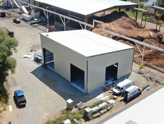 Q235B/Q345B - Vorgefertigtes Metallschuppen mit einer Ebene für leichte Stahlhalle