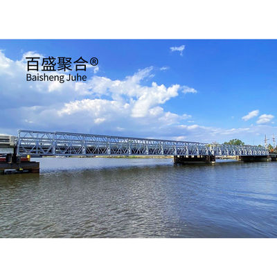 Stahl-Fußgängerbrücke HD200-Brücke für Doppelspur Breite 7,35 m