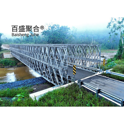 Stahl-Fußgängerbrücke HD200-Brücke für Doppelspur Breite 7,35 m