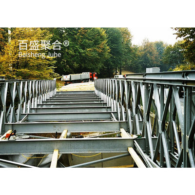 Schnelle Baustelle Bailey-Brücke mit Toleranz ± 1% und Q355/Grad 350/ASTM A992