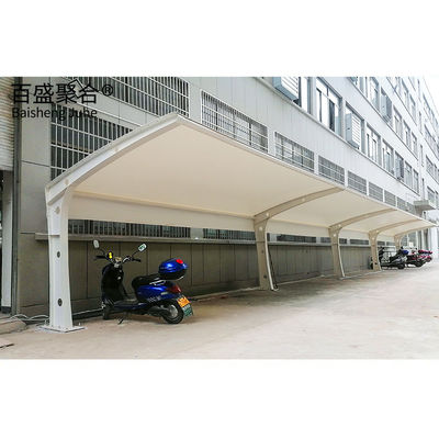 Segelveredelung PVC-beschichtet Außenparkplatz Schuppen Metallrahmen wasserdichte Dachterrasse Carports