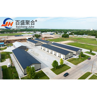 Leichte Stahlkonstruktion Metallgarage mit C.Z-Form-Purlin und einfacher Installation