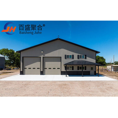 Leichte Stahlkonstruktion Metallgarage mit C.Z-Form-Purlin und einfacher Installation