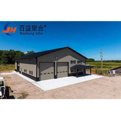 Leichte Stahlkonstruktion Metallgarage mit C.Z-Form-Purlin und einfacher Installation