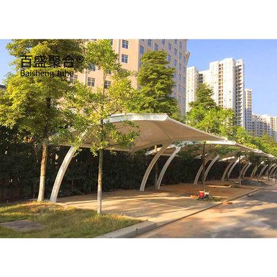 Stahlrohr-Auto-Schuppen für Outdoor-Aktivitäten Metallgaragen Container-Carports Gebäude