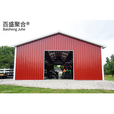 Individuell gefertigte Schwerlaststahlkonstruktion Metall Carport Garage mit Festrahmen