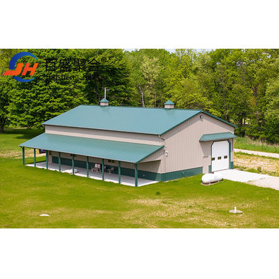 Isolierung Sandwich Panel Schwere vorgefertigte Stahlkonstruktion Vorgefertigte Garage