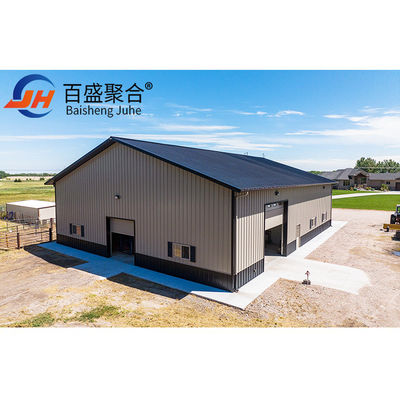 Isolierung Sandwich Panel Schwere vorgefertigte Stahlkonstruktion Vorgefertigte Garage