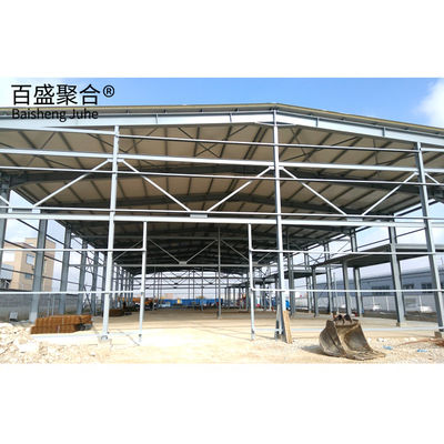 Q235/Q345B Grade Prefabrizierte Stahl-Dachträger für industrielle Lagerlösungen