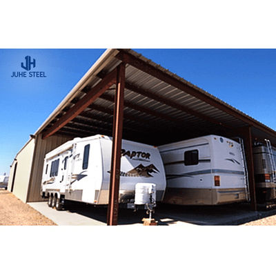 Portable Metal Steel Structure Car Garage Building mit Türen und einem soliden H-Form Stahlbalken