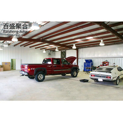 Q235B/Q345B Niedrigkohlenstoffstahlkonstruktion Garage Lagerschuppen für Fertigwagengarage