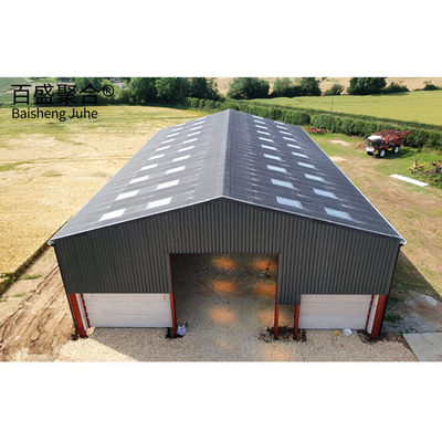 40 m hohe Industrie-Rahmen-Vorgefertigtes Gebäude C.Z-Form Stahl-Purlin und Walztür