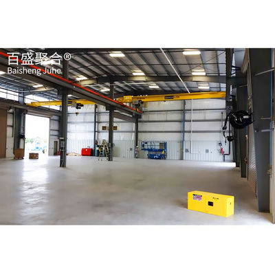 Q235/Q345B Vorgefertigte Metallkonstruktion Selbstlagerhütte für Lagerbau