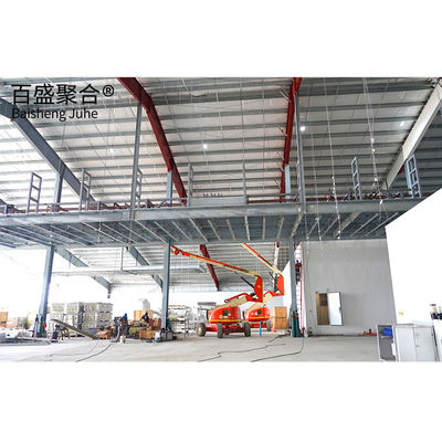 Stahllager Prefab Metall Stahlgebäude Lager mit Aluminiumlegerungsfenster