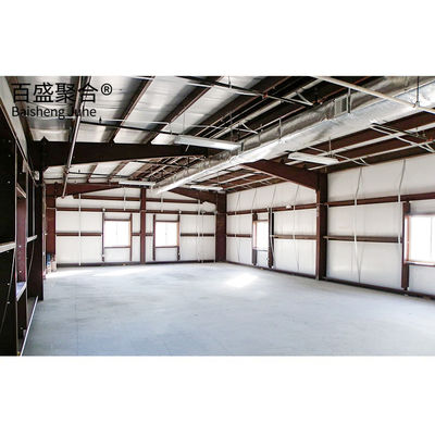 Q235B/Q345B Low Carbon Steel Warehouse Large Span Industrial Shed mit recycelbarer Stahlstruktur