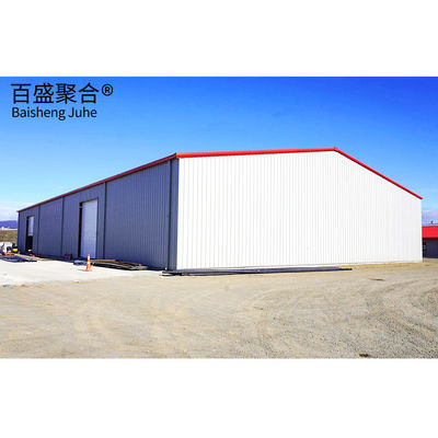 Q235 Q355 Vorgefertigte Schweißstahlkonstruktion Hangar für den Bau von Industrielagern
